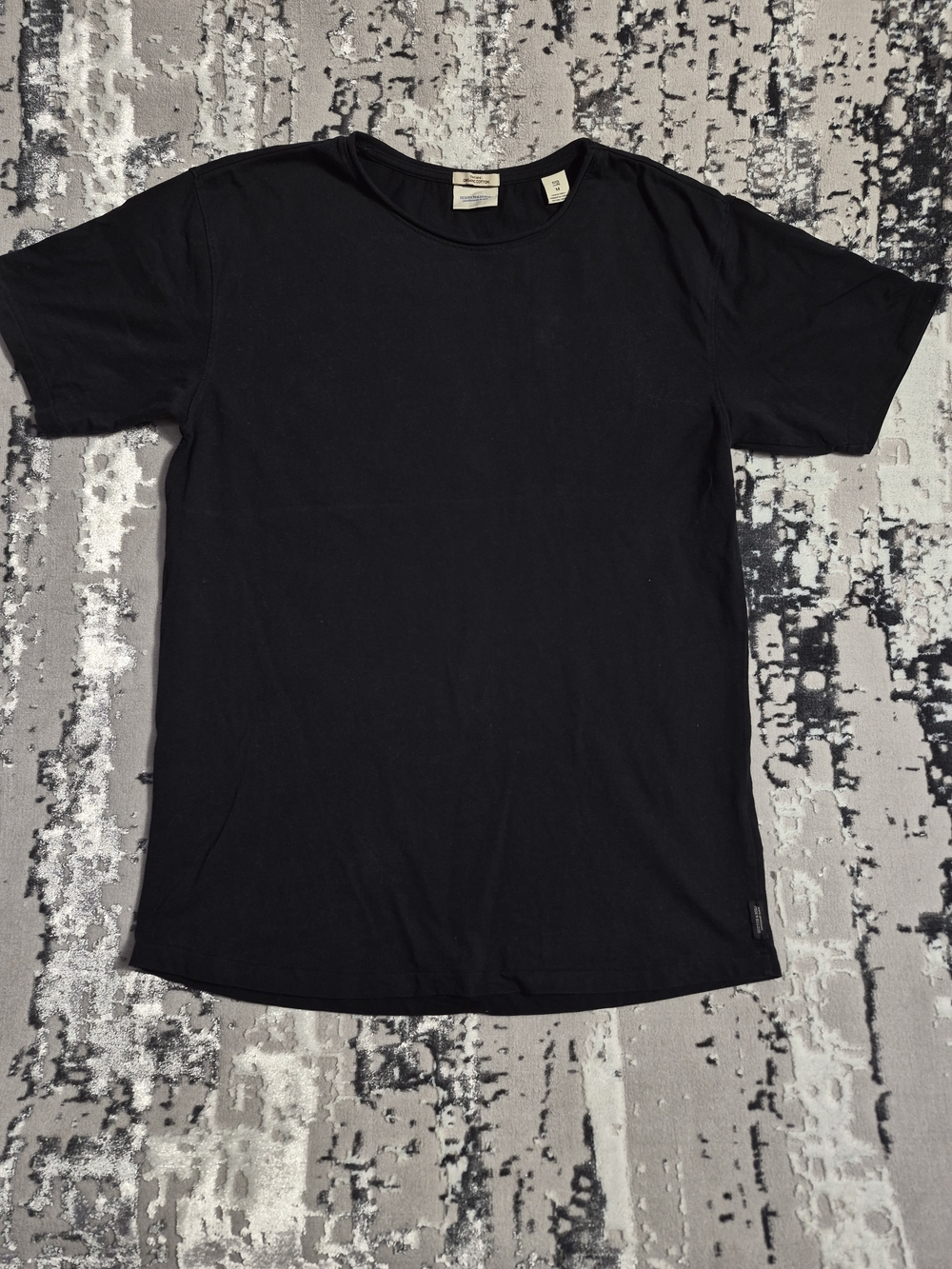Scotch&Soda mens t shirt Relaxed-Fit Raw Edge T-Shirt organic Cotton M